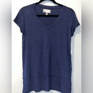 NWT Nordstrom Rack V-Neck Tshirt - Navy Blue - M
